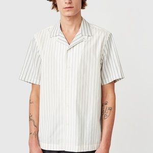 WoodWood Men’s Striped Brandon Shirt NWT